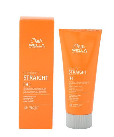 Wella Creatine+ STRAIGHT (C) – Crema Lisciante Per Capelli Colorati e Sensibilizzati