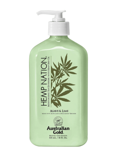 Australian Gold Hemp Nation Agave Lime - Doposole Idratante e Prolungatore di Abbronzatura 535 ml